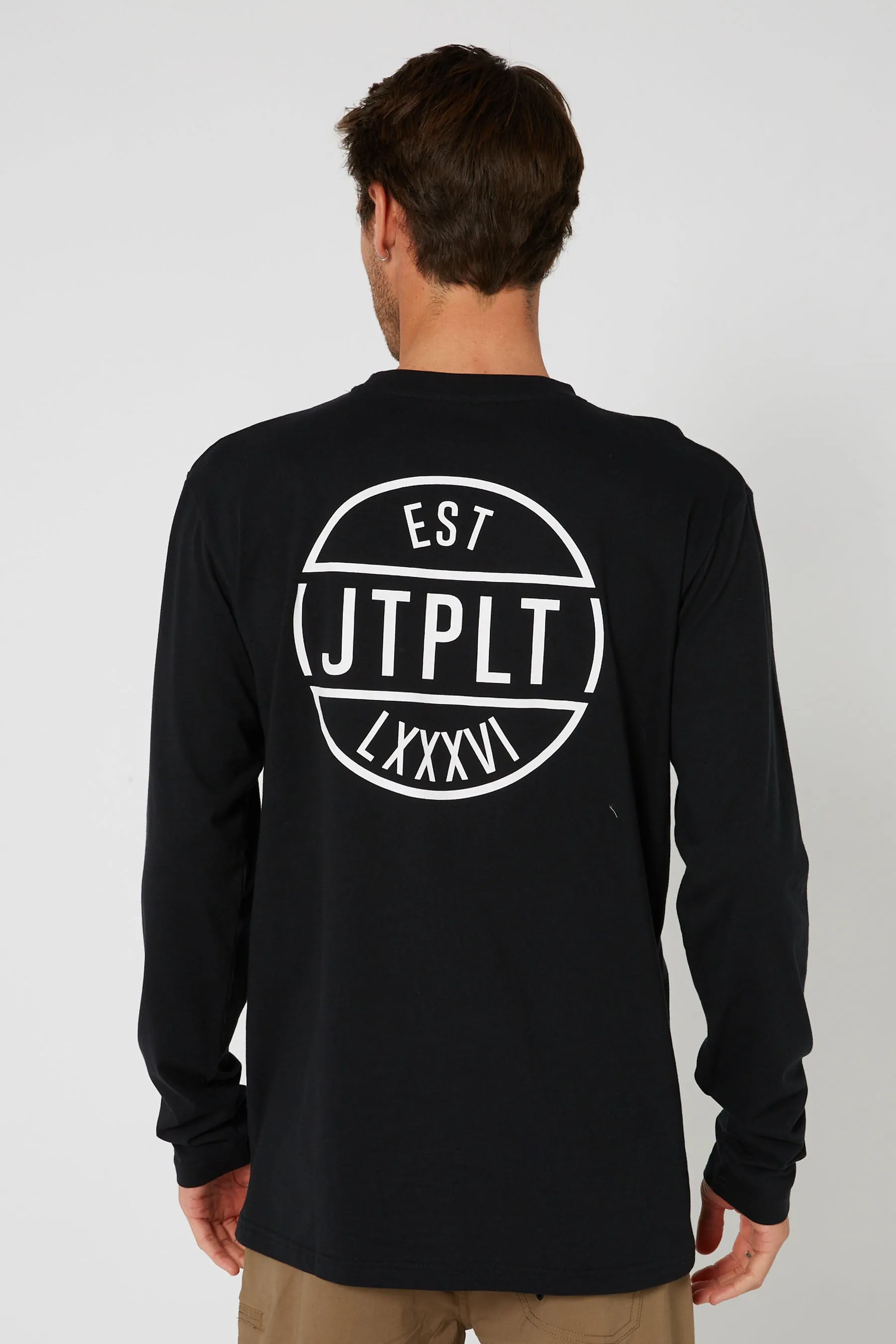 Jetpilot Mens Circle L/S Tee - Black