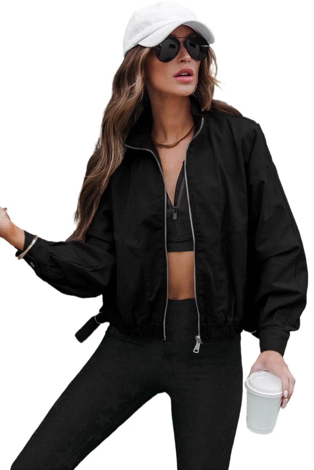 KaleaBoutique Solid Full Zipped Jacket