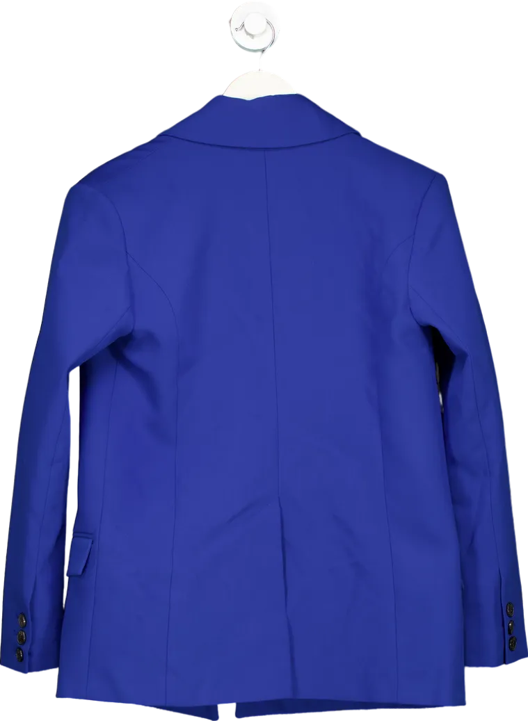 Karen Millen Blue Double-Breasted Blazer UK 6
