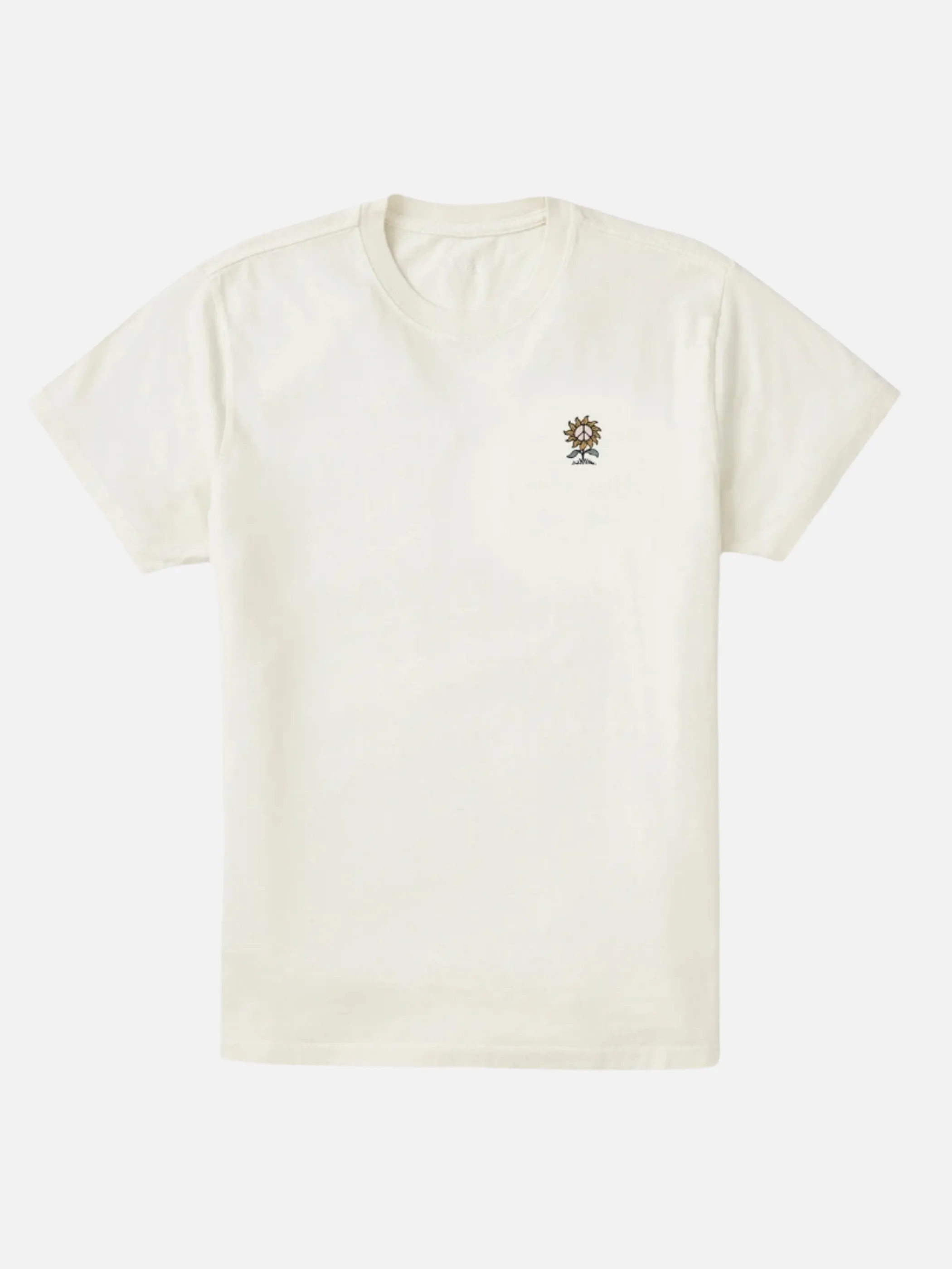 Katin Sunflower Emb Tee - Vintage White