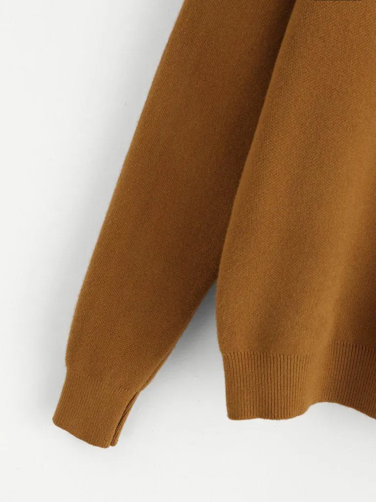 Knotted Detail Jersey Jumper