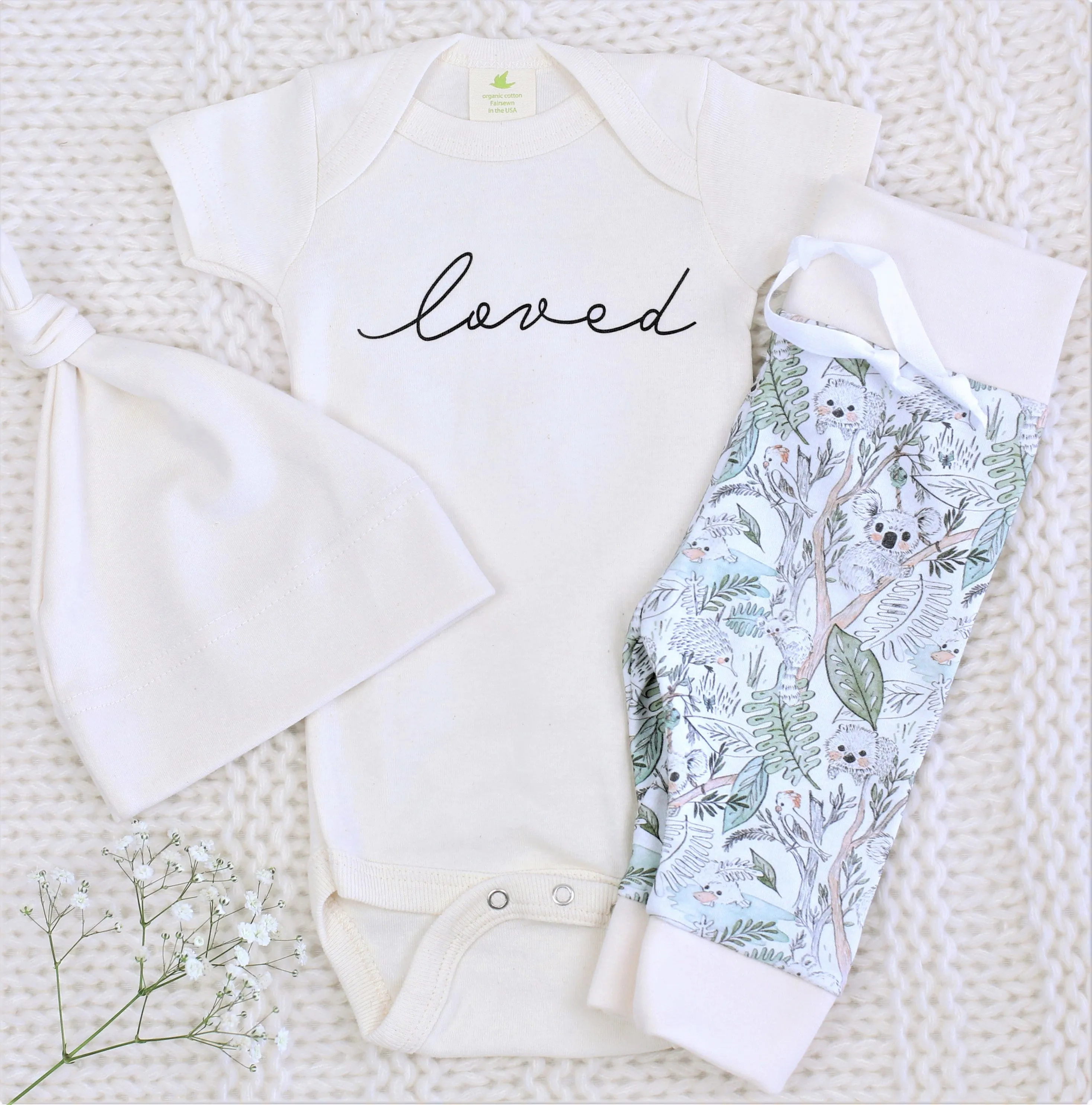 Koala & Friends | Organic Baby Set | Gender Neutral