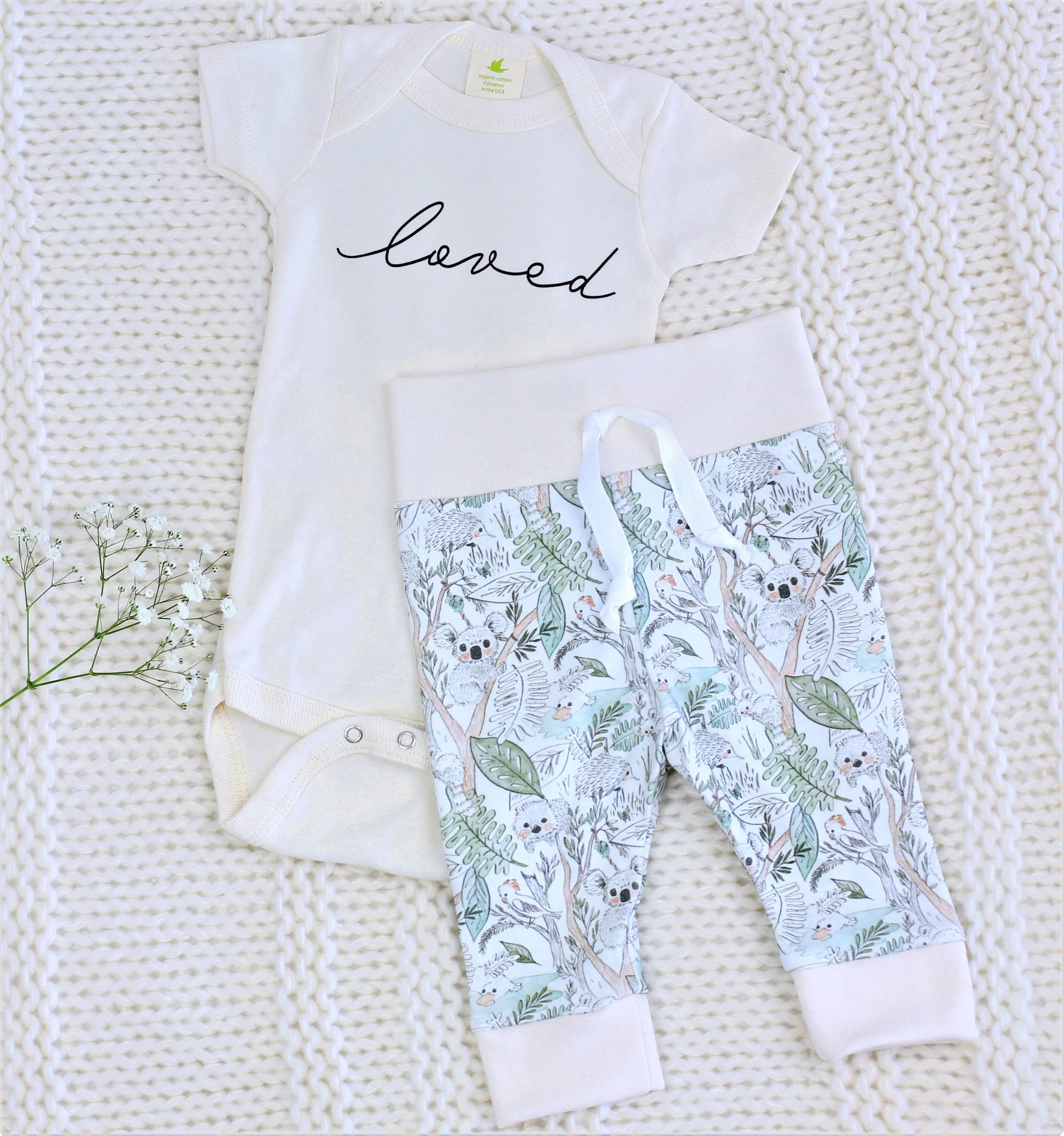 Koala & Friends | Organic Baby Set | Gender Neutral