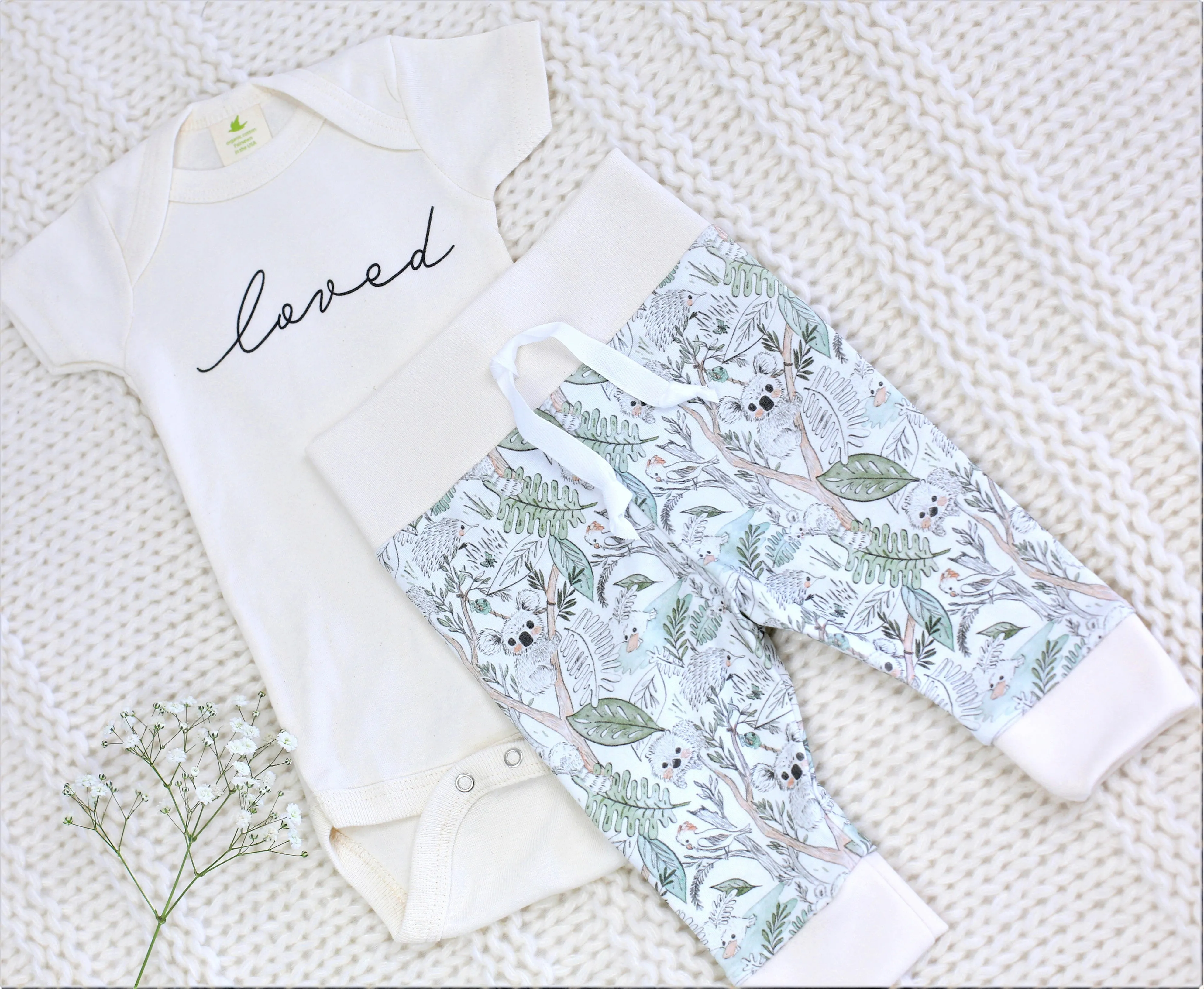 Koala & Friends | Organic Baby Set | Gender Neutral