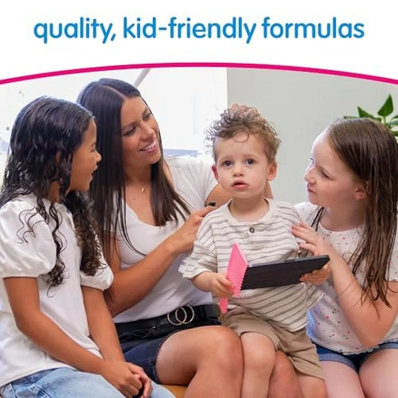 Leave in Conditioner Spray (8 Fl Oz) Paraben-Free Detangler for Kids' Curly Hair, Deep Conditioner & Tangle-Free Curls, Gentle & Nourishing with Keratin, Vitamin B5, Olive Oil & Jojoba Oil