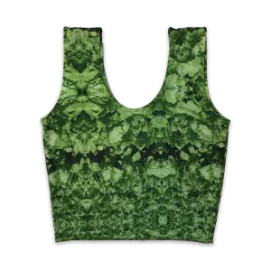 Lettuce Womens Camo Pattern Crop Top