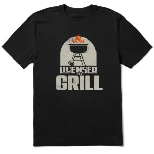Life is Good Men's Licensed to Grill Crusher Lite Tee