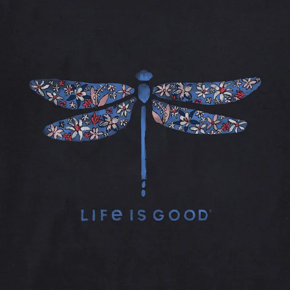 Life Is Good Women's Tee, Jet Black (Size L)