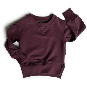 Little Bipsy Pullover - Black Cherry