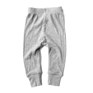 Little Bipsy Ribbed Leggings - Grey