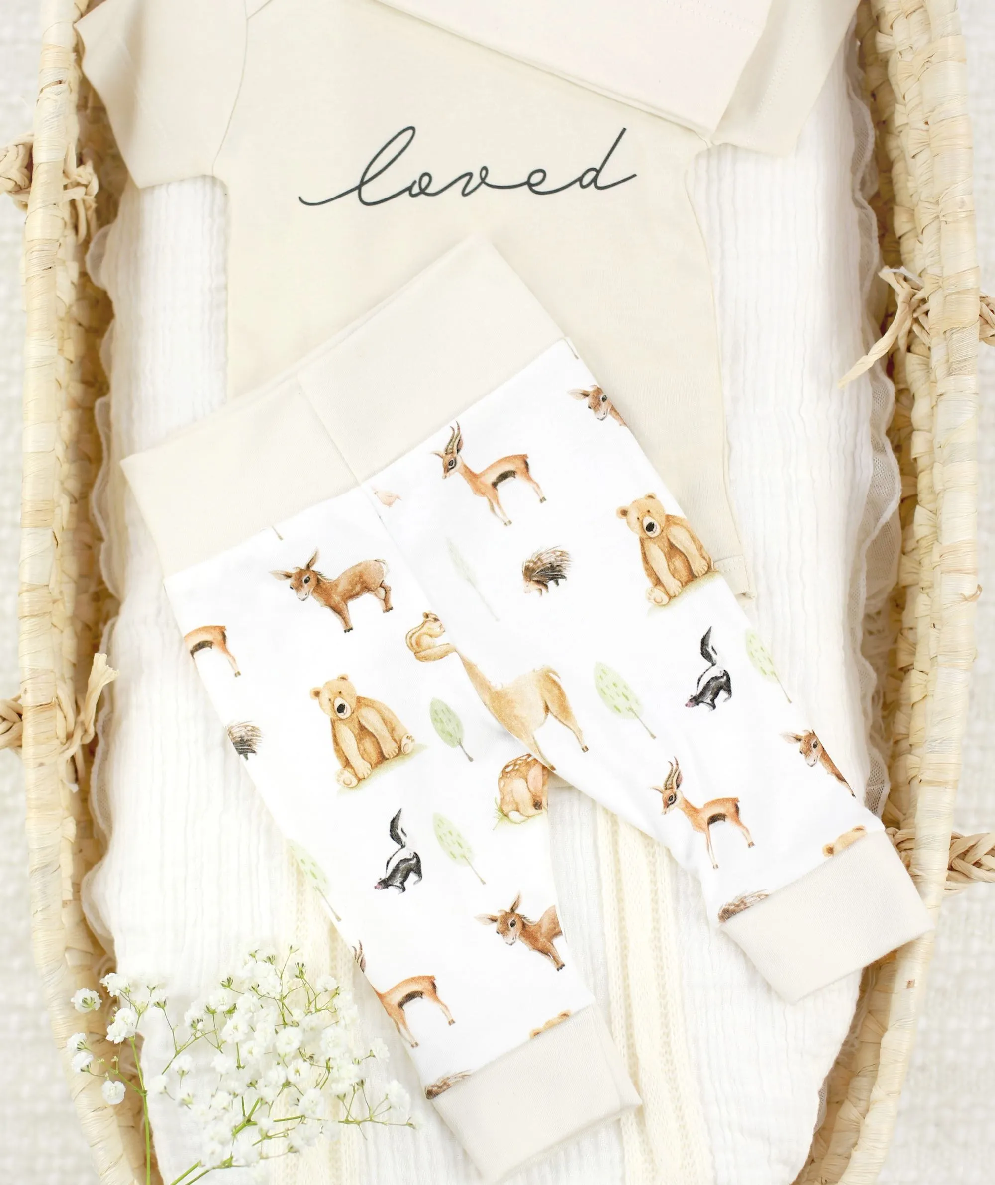 Llama & Friends | Organic Baby Set | Gender Neutral