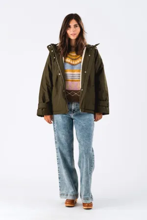 LOLLYS LAUNDRY Shelby Jacket | Dark Green