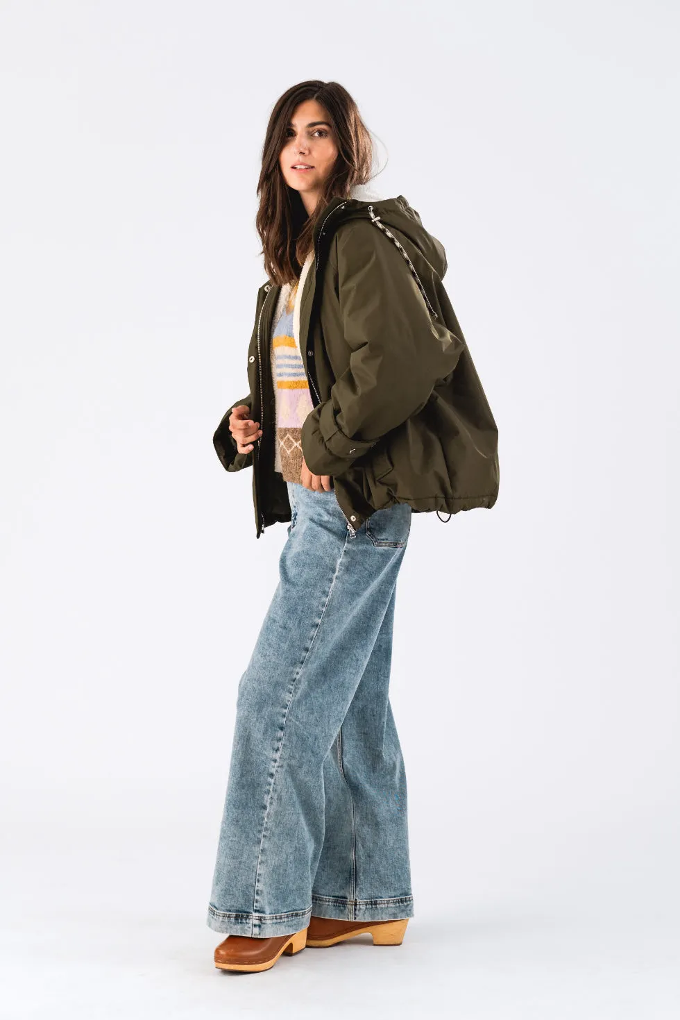 LOLLYS LAUNDRY Shelby Jacket | Dark Green