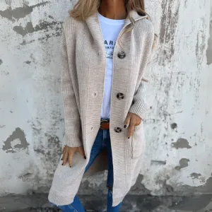 Lorene™ | Elegant Long Spring Cardigan
