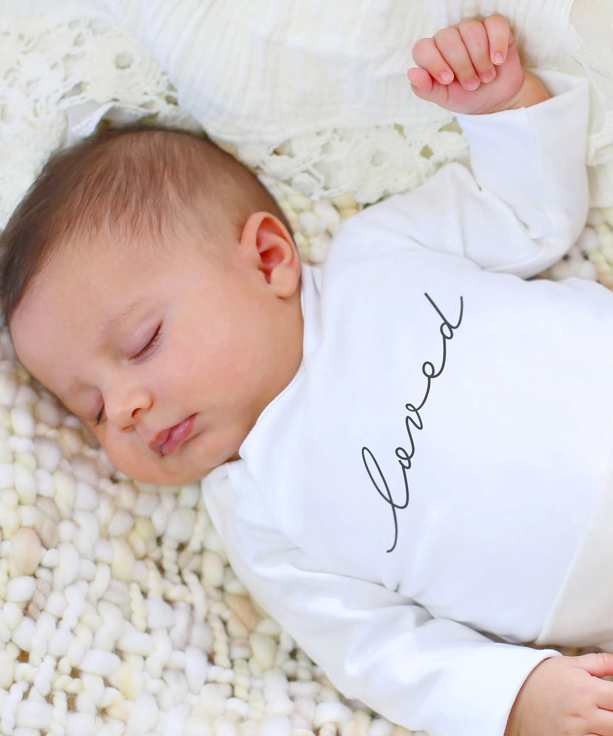 Loved | Organic Bodysuit | Long Sleeve