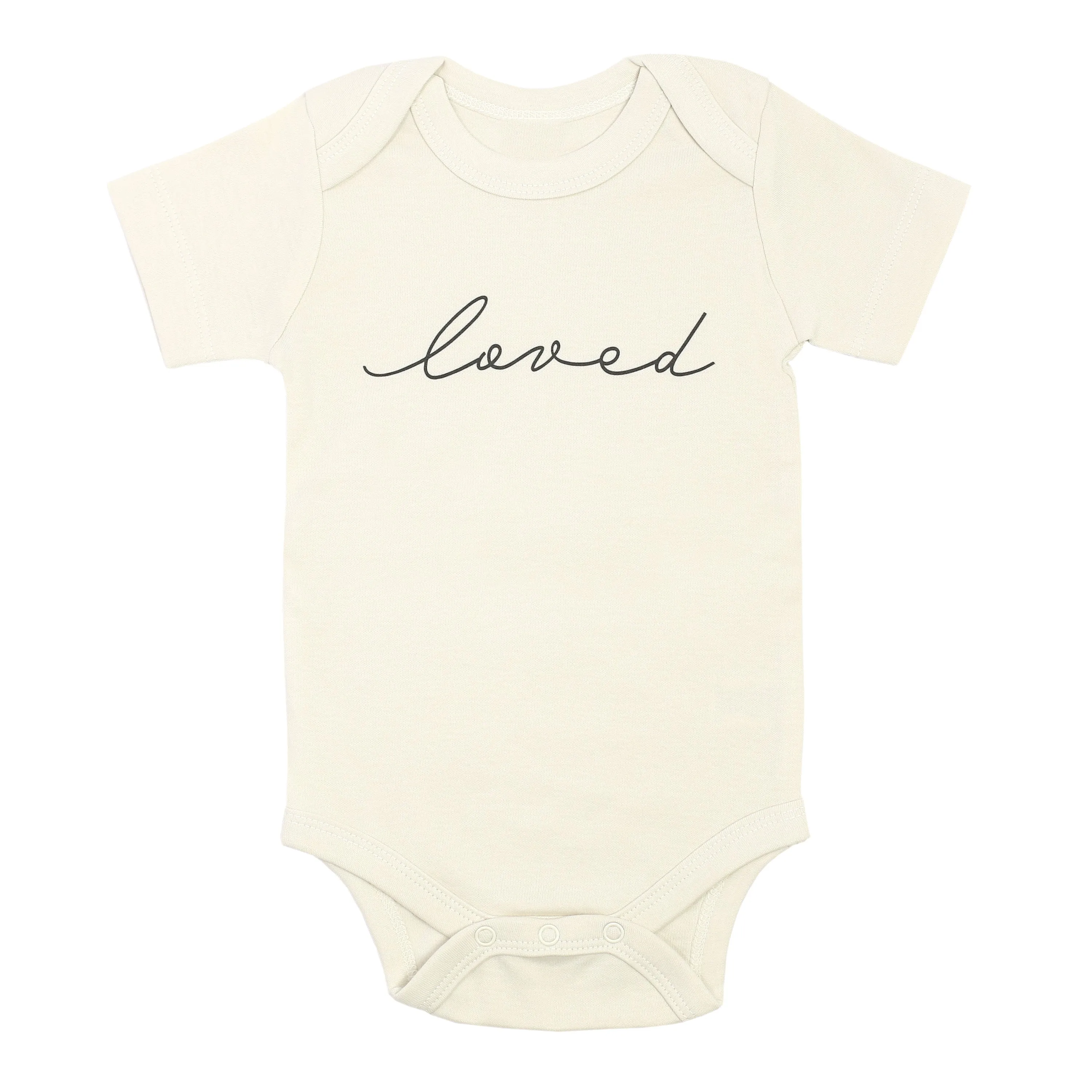 Loved | Organic Bodysuit | Short Sleeve