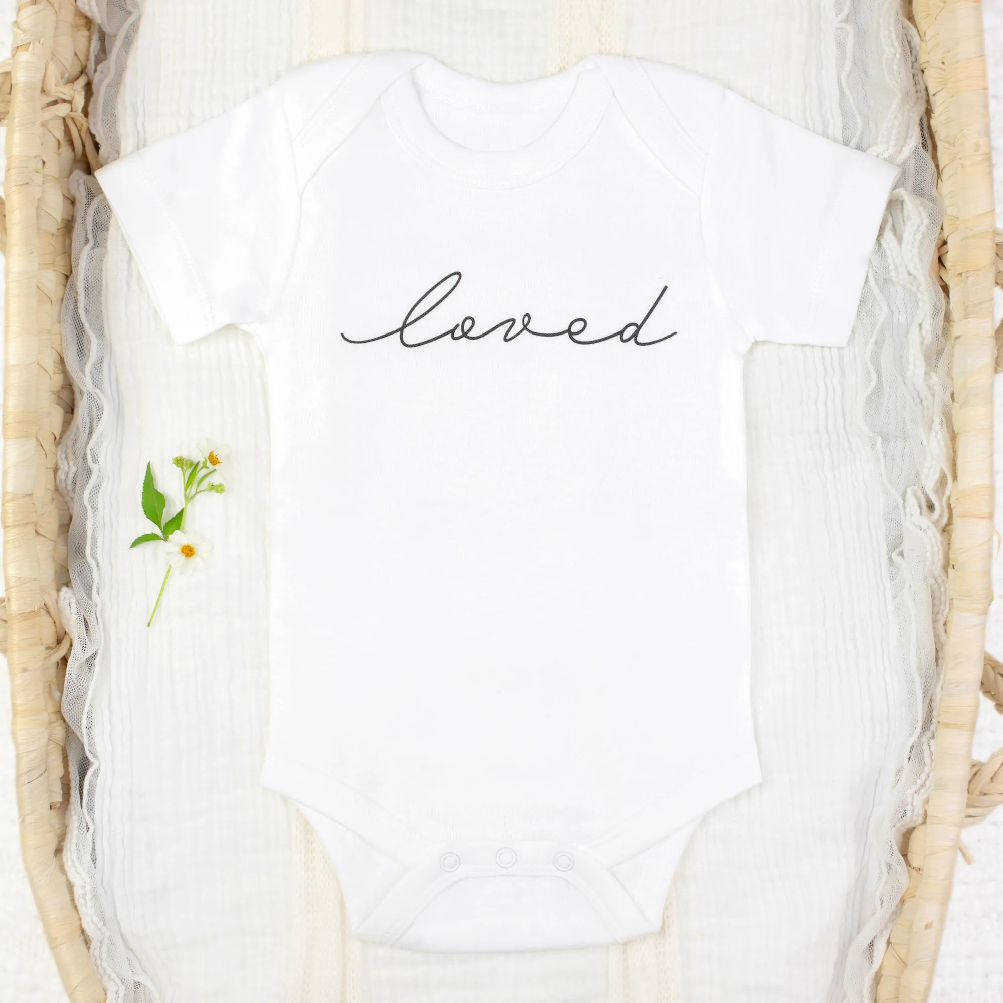 Loved | Organic Bodysuit | Short Sleeve