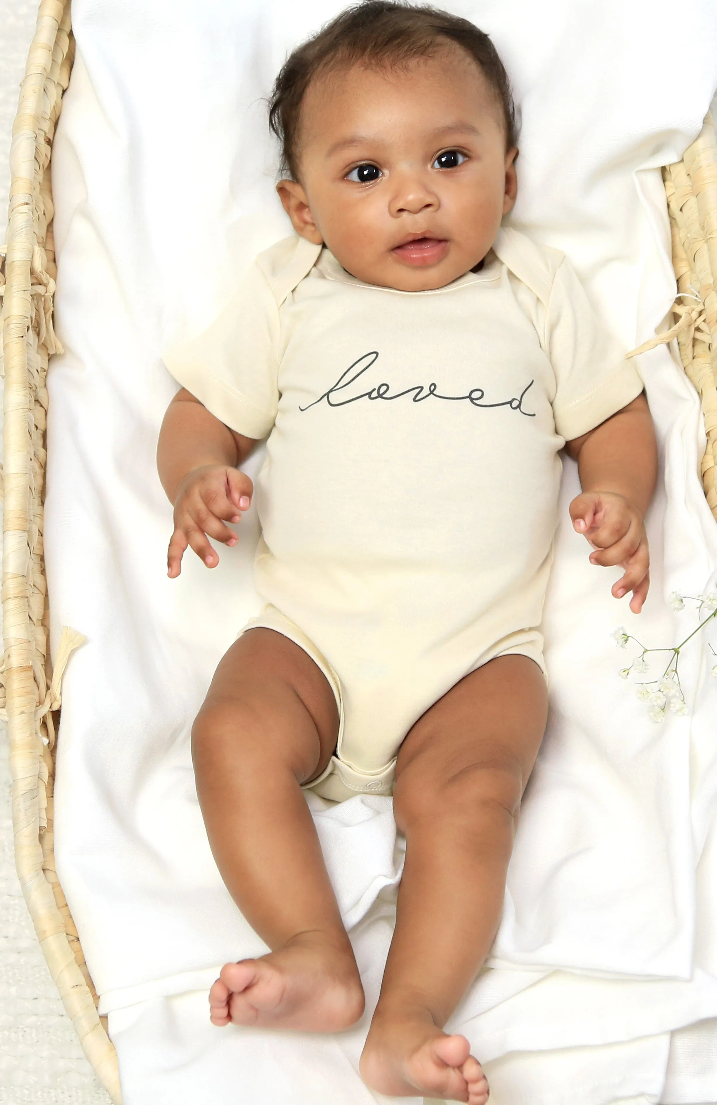 Loved | Organic Bodysuit | Short Sleeve
