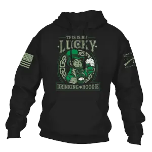 Lucky Drinking Hoodie - Black