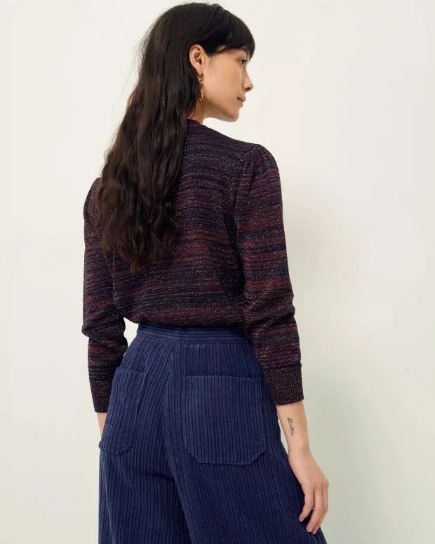 Lurex Cutout Baylaluz Pullover