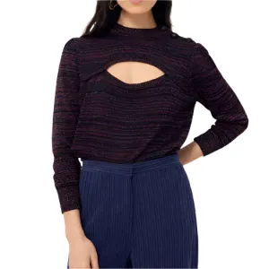 Lurex Cutout Baylaluz Pullover