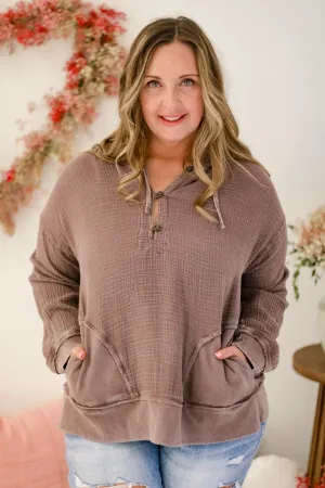 Magic Moment Pullover in Chocolate