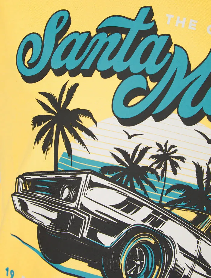 Malibu Drifters Tee Yellow