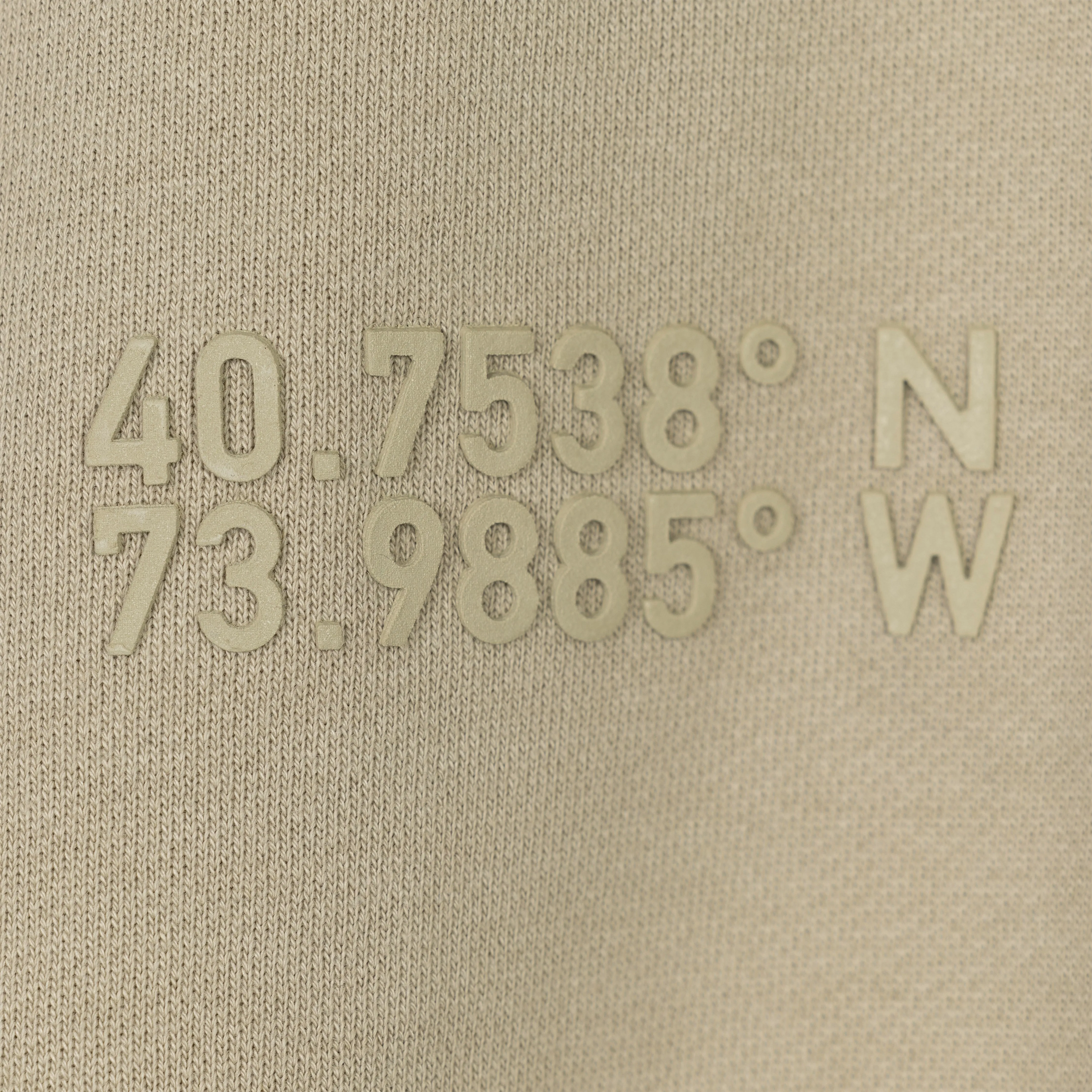 Mens Oversized Raglan Fleece Crew Sweatshirt - Oatmeal