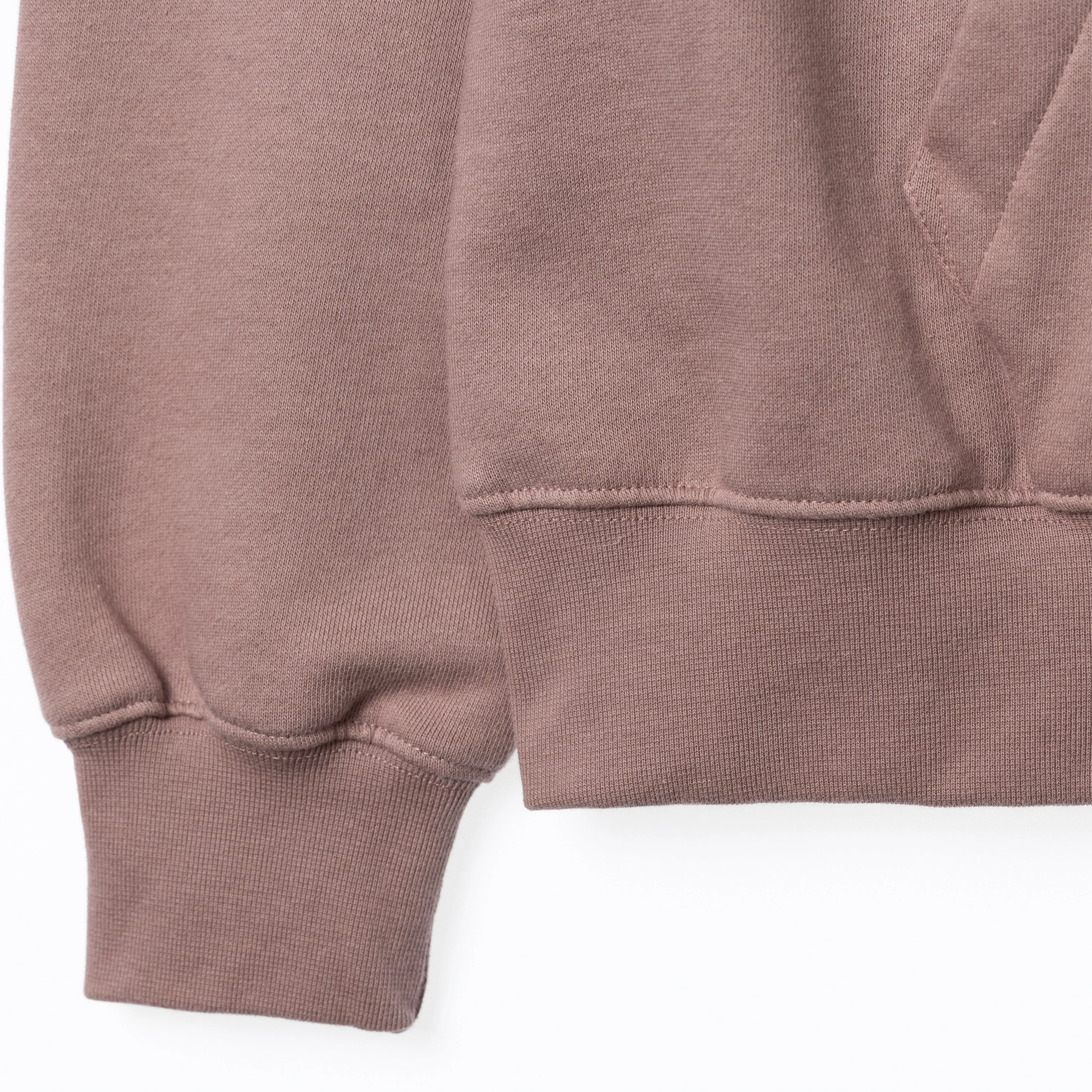 Mens Oversized Raglan Fleece Hoodie - Antler