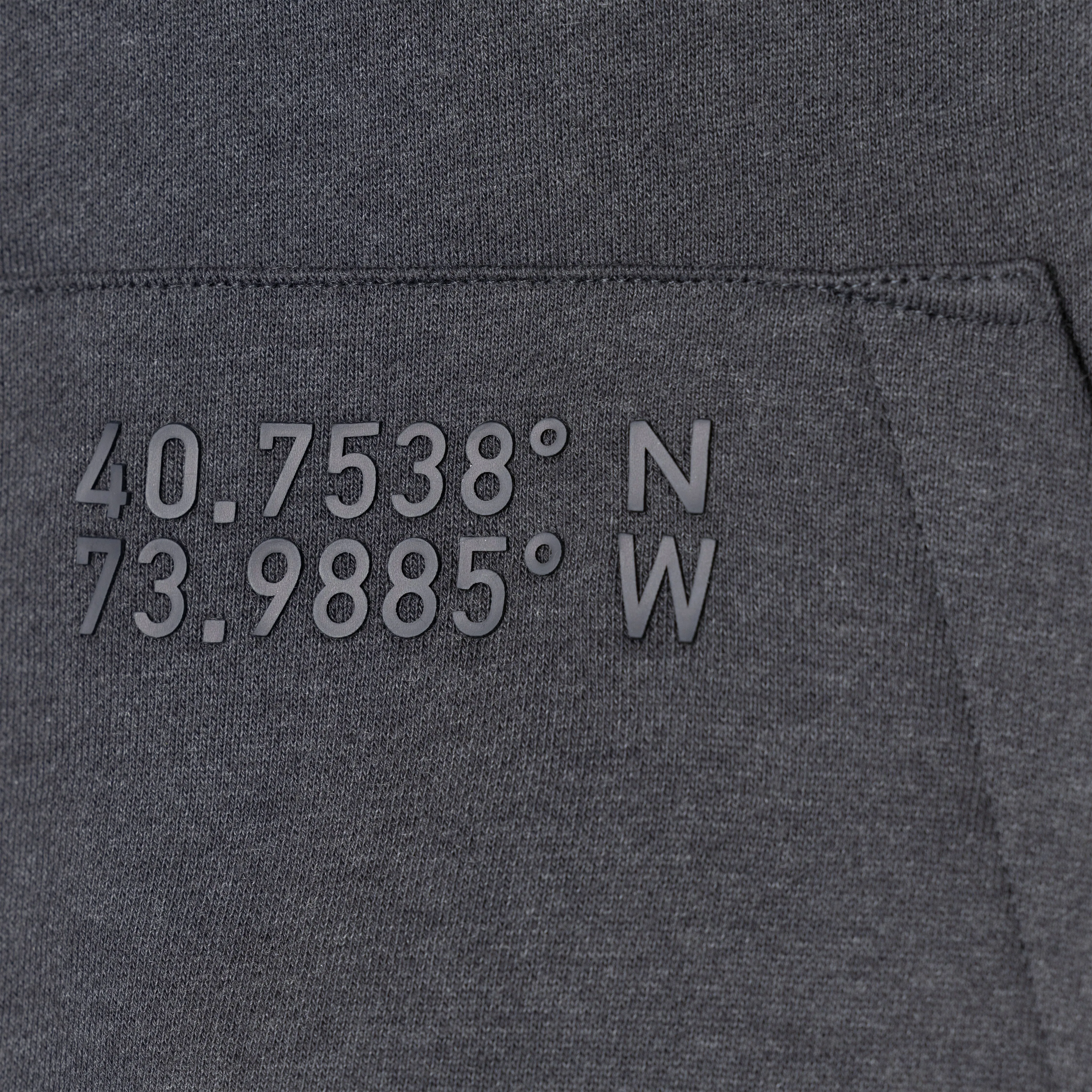 Mens Oversized Raglan Fleece Hoodie - Woodland Grey