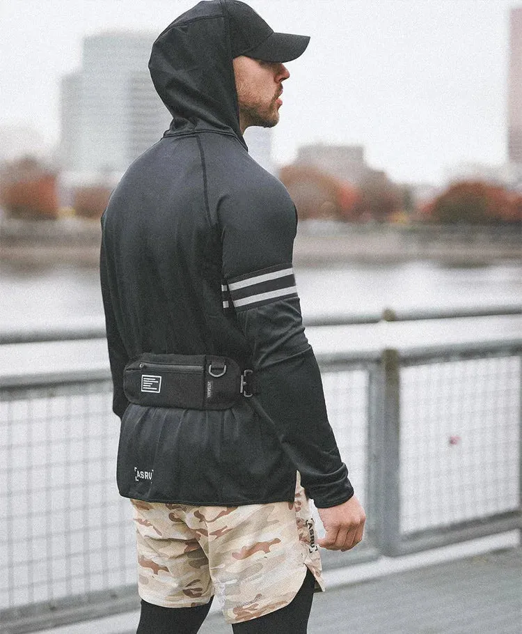Men's Running Jackets Hoodies - Fitness Sportswear Gym Clothing, Bodybuilding Workout Sweatshirt, Jogging Training Hooded Sport Shirt