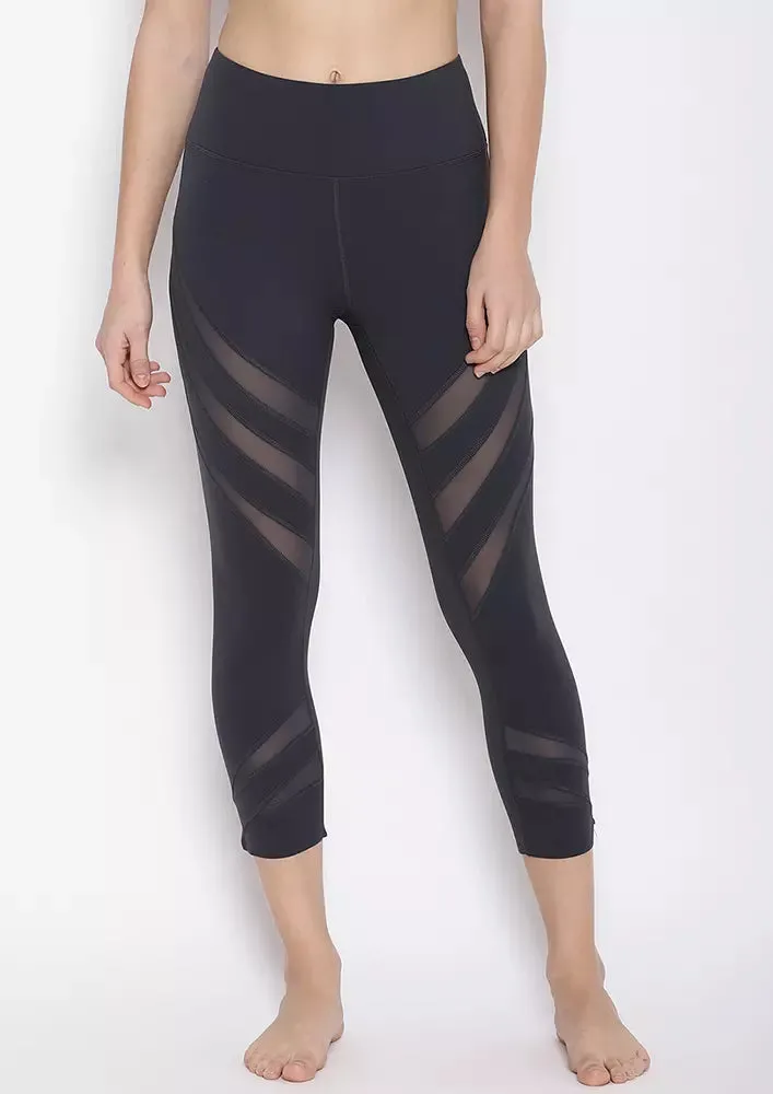 Mesh Patchwork Breathable Yoga Leggings