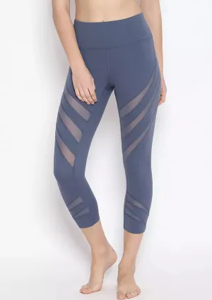 Mesh Patchwork Breathable Yoga Leggings