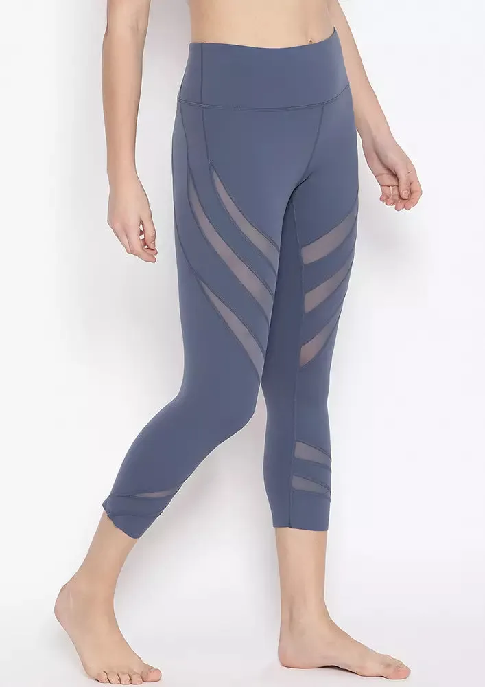 Mesh Patchwork Breathable Yoga Leggings