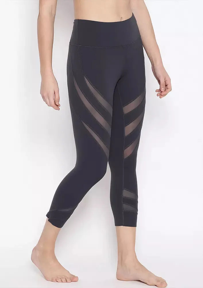 Mesh Patchwork Breathable Yoga Leggings