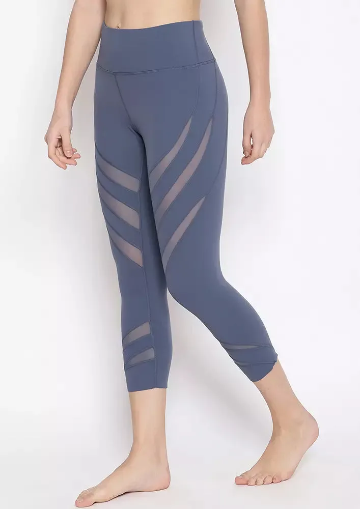 Mesh Patchwork Breathable Yoga Leggings