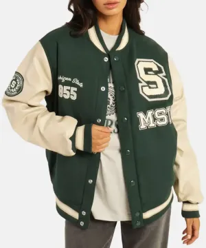 Michigan State Green Letterman Jacket