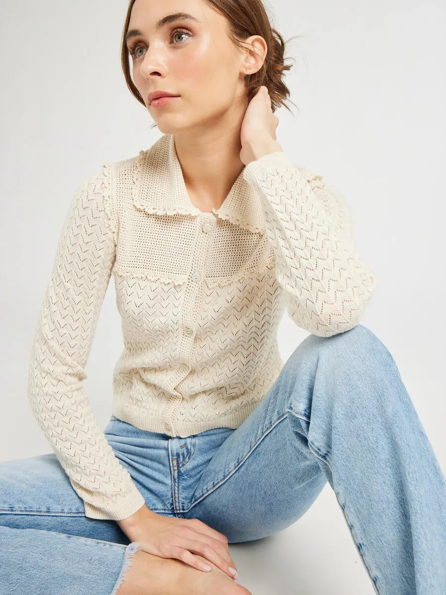 Mille - Andie Cardigan (Ivory)