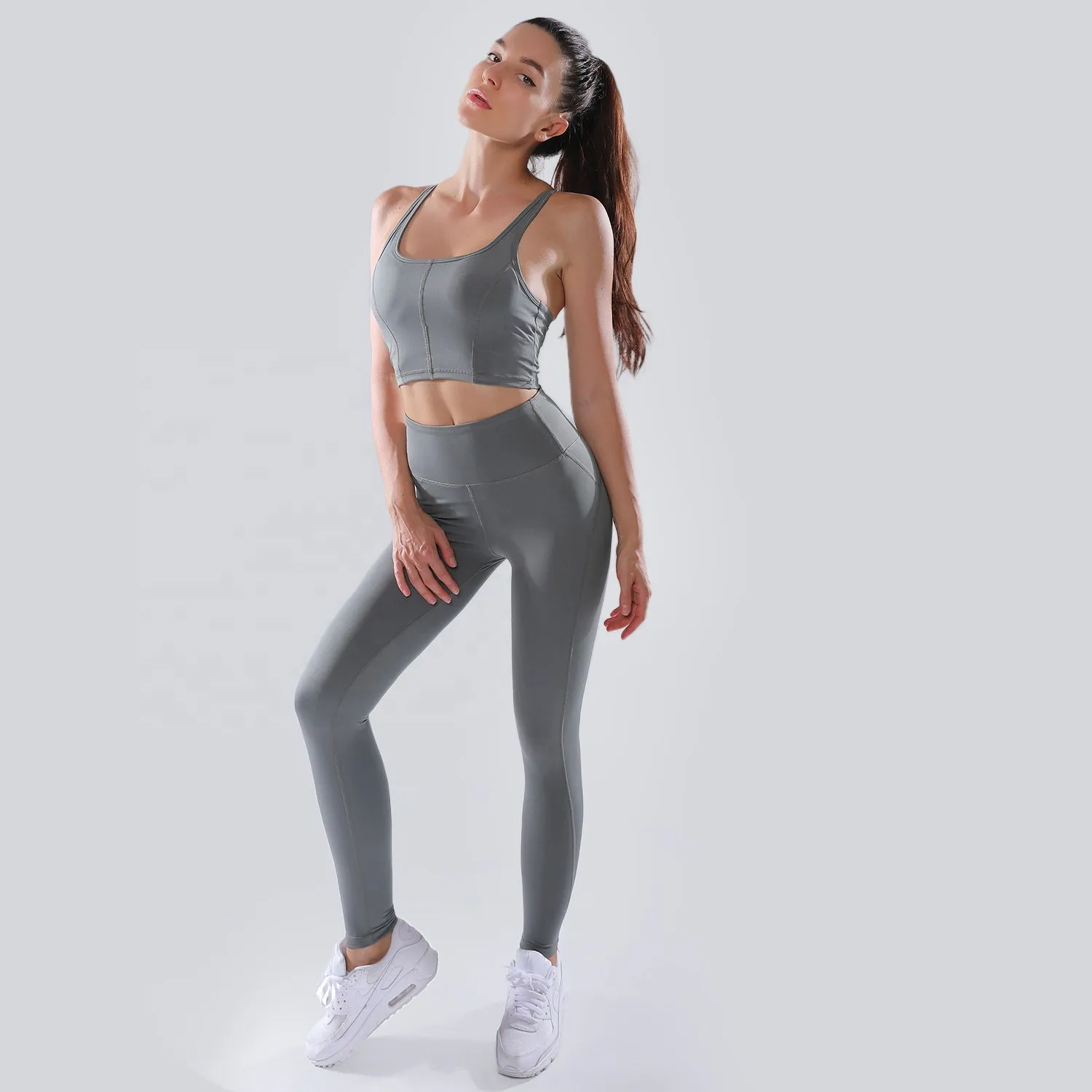 MOON GREY LEGGINGS - Neutral Collection