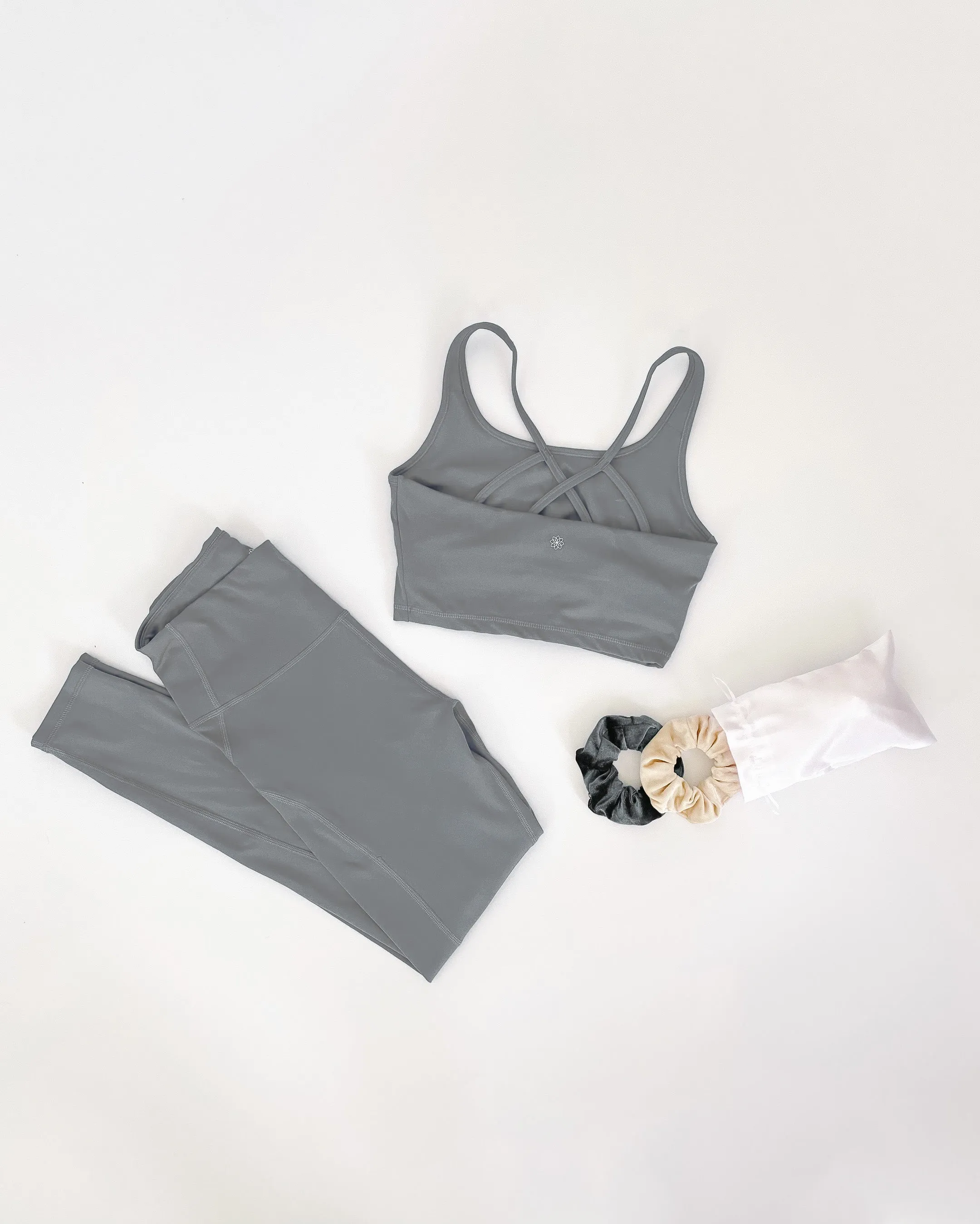 MOON GREY SET (Leggings   Top) Neutral Collection