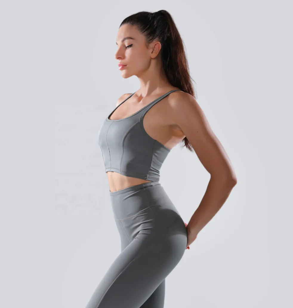MOON GREY SET (Leggings   Top) Neutral Collection