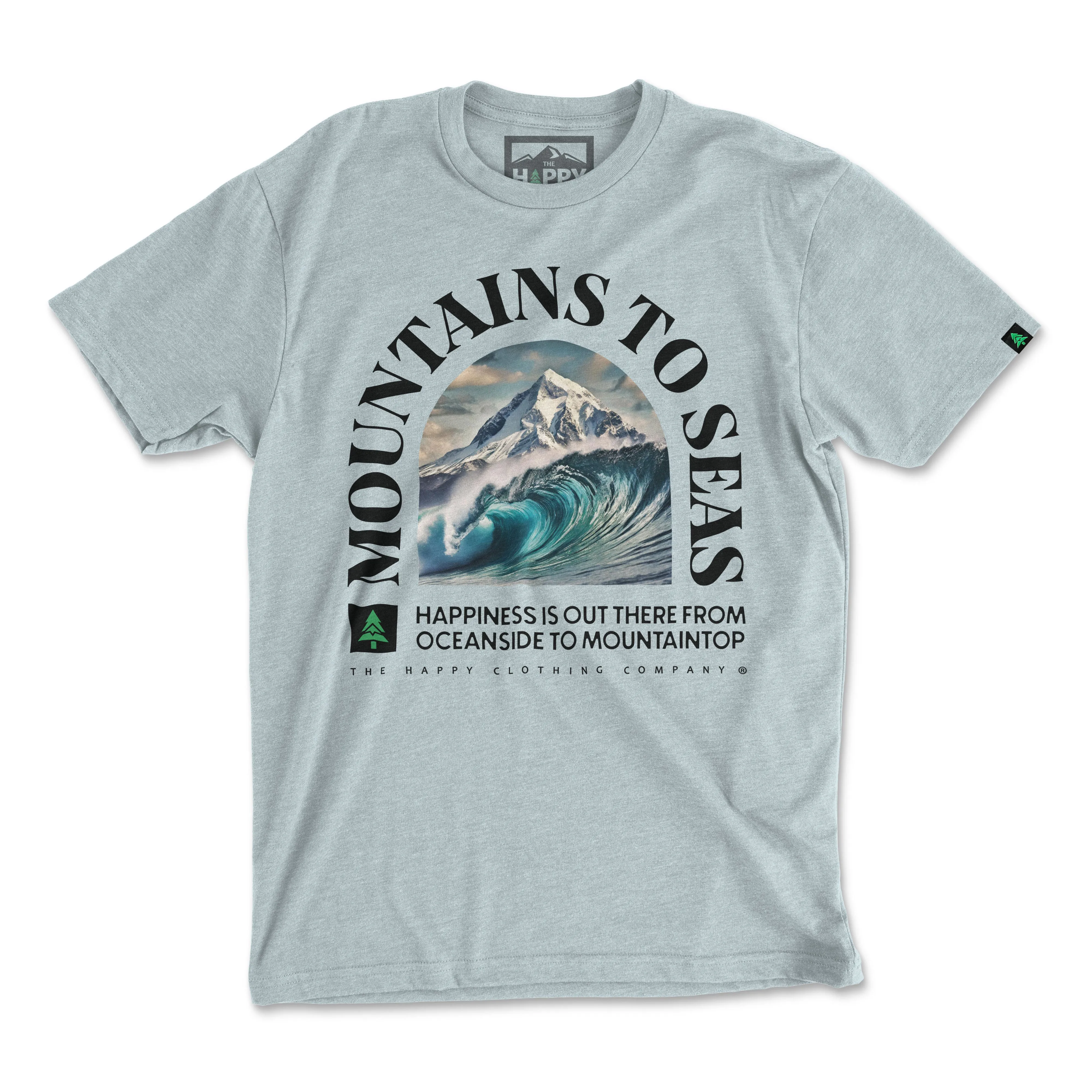 Mountains To Seas 'Explorer Tee' | Lightweight Blend |