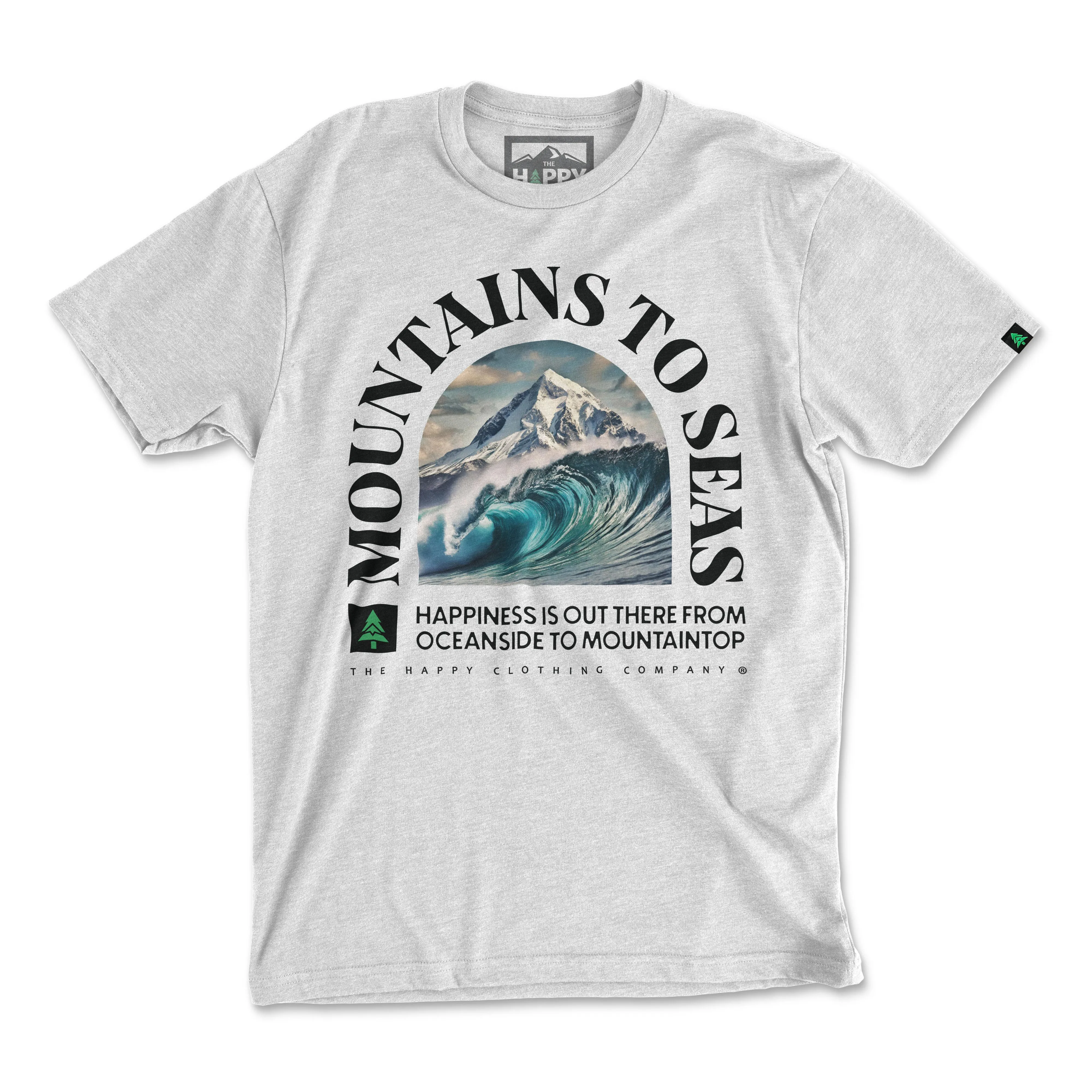 Mountains To Seas 'Explorer Tee' | Lightweight Blend |