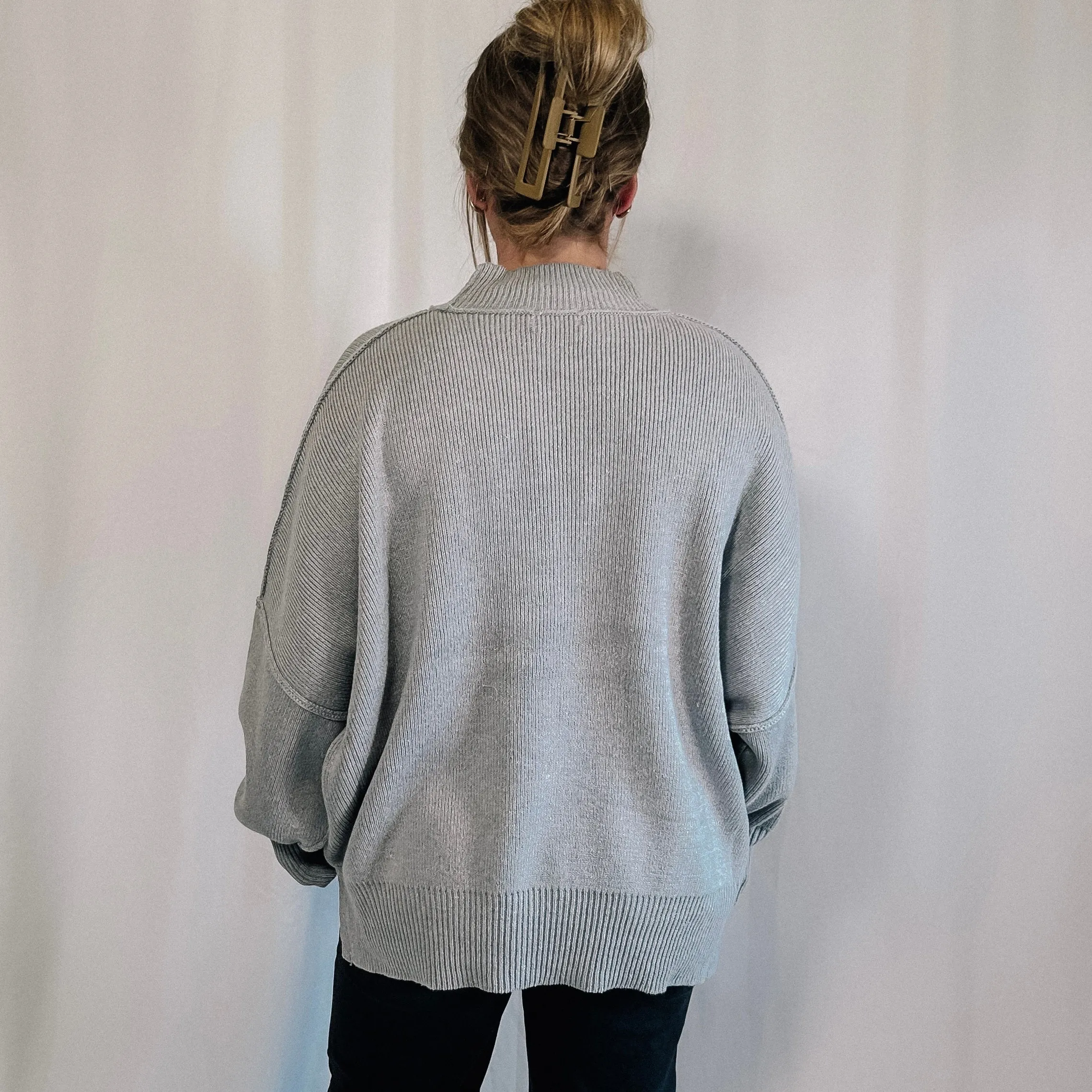 Much Needed Sweater - Grey