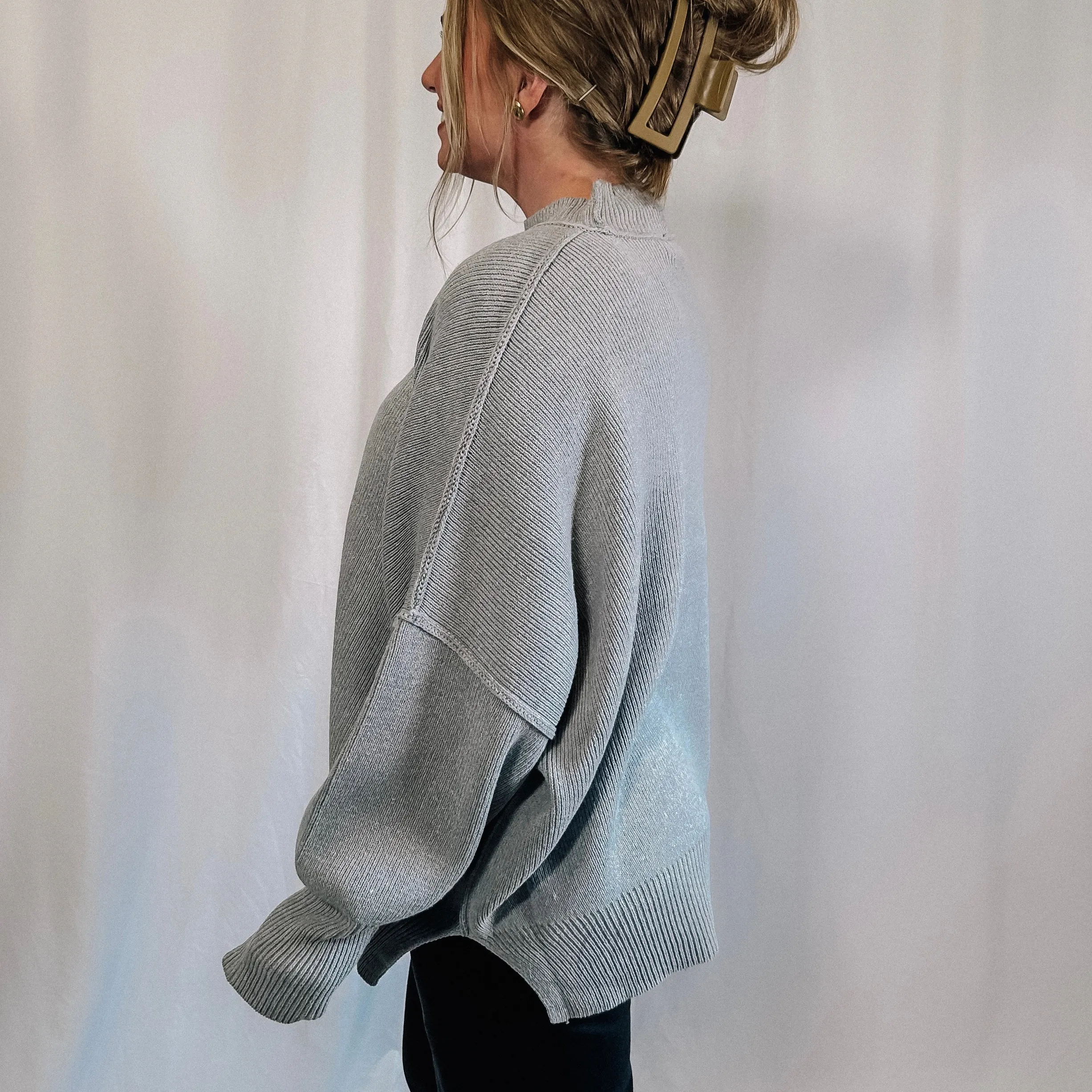 Much Needed Sweater - Grey
