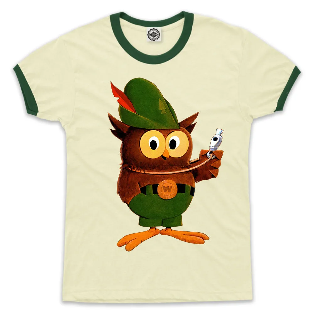 Multicolor Woodsy Owl Men's Ringer Tee