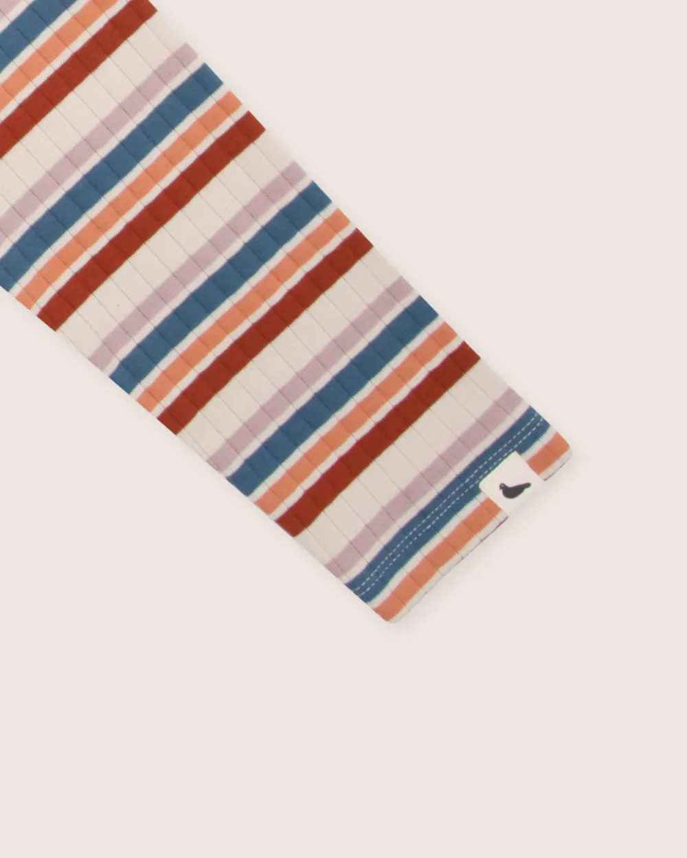 Multicolour Retro Stripe Print Top