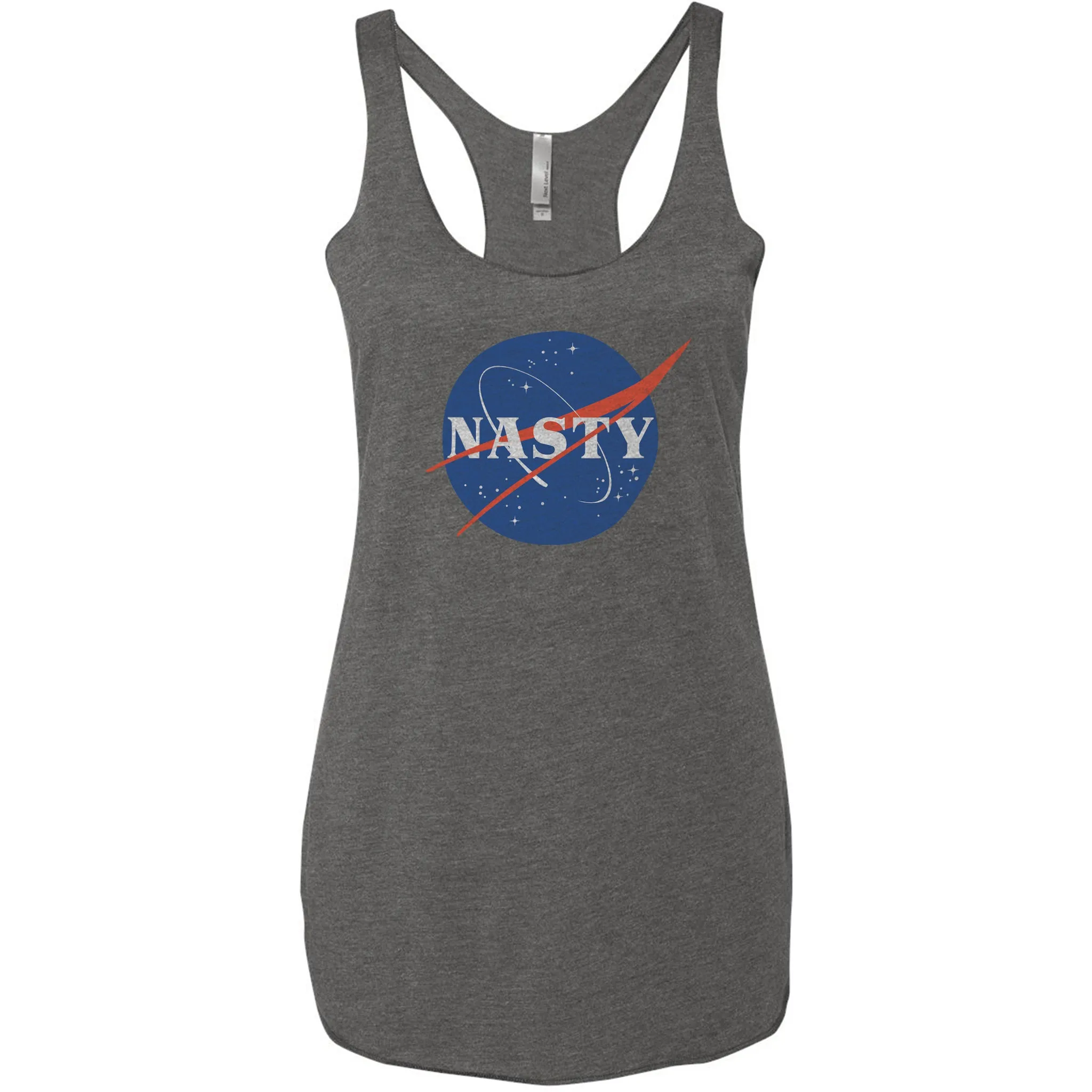 NASTY — a NASA Parody Women's Racerback Tank