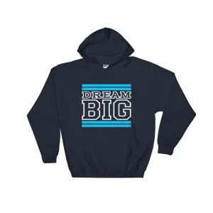 Navy Blue Carolina Blue and White Hooded Sweatshirt