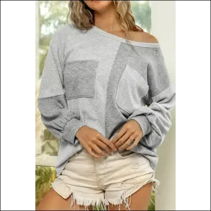 Needful Things: Chic Grey Patchwork Pullover – Prepare for Compliments 😜